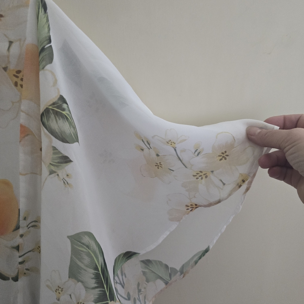 FARM RIO Floral White Dress Xl - Picture 9 of 11